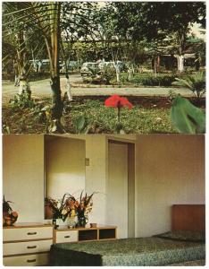 Ecuador Santo Domingo Hotel Zaracay Lot of 2 Postcards 1960s