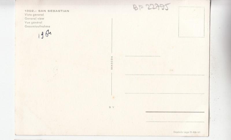 BF22795 san sebastian vista general  spain  front/back image