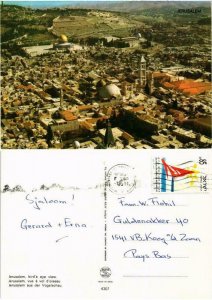 CPM AK Jerusalem bird's eye view ISRAEL (733917)