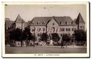 Metz - Main Post Office - Old Postcard