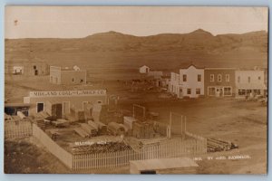 Mildred Montana MT Postcard RPPC Photo Midland Coal And Lumber Co Bjorson 1912