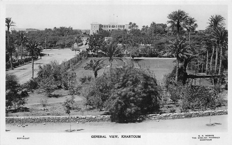 US5354 general view khartoum real photo types folklore sudan africa