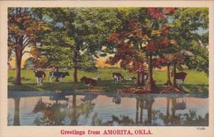 Oklahoma Greetings From Amorita 1948