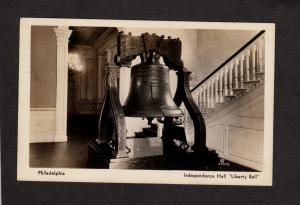 PA Independence Hall Liberty Bell Philadelphia Pennsylvania Real Photo Postcard