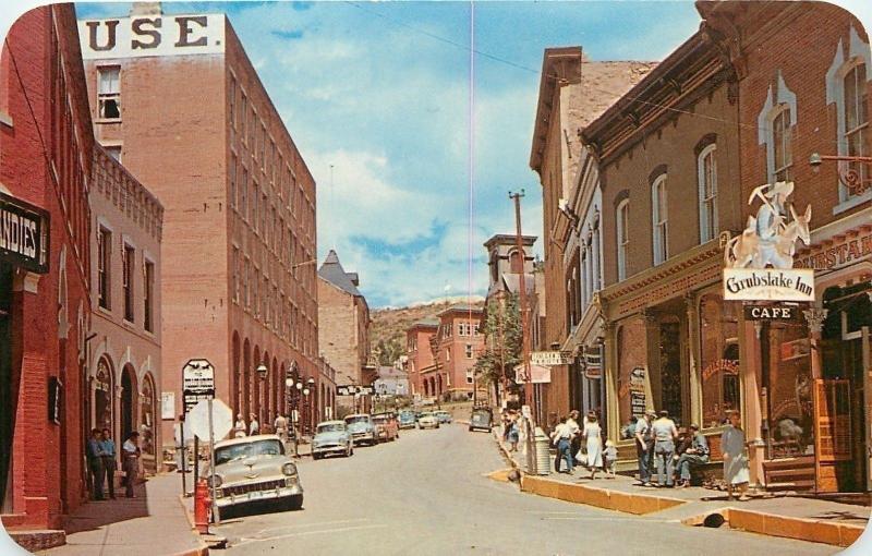 Central City Colorado~Eureka Street~Grubstake Inn Cafe~Wells Fargo~1950s Cars PC