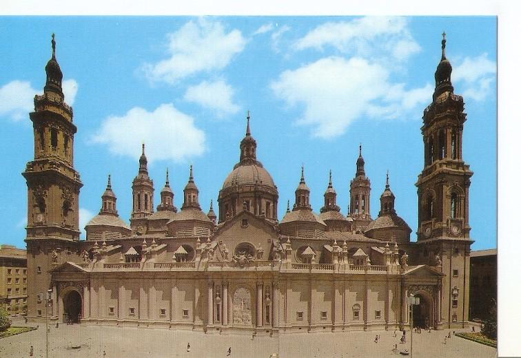 Postal 048160 : Zaragoza. Templo Ntra. Sra. Del Pilar Fachada Principal