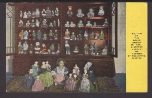 Florida St. Augustine Interior Lightner Museum of Hobbies, Dolls Exhibit ~ Linen