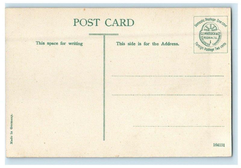 c1910's The Carnegie Library View Vinton Iowa IA Unposted Antique Postcard 