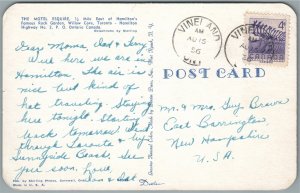 MOTEL ESQUIRE ONTARIO CANADA VINTAGE POSTCARD