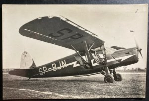Mint Netherlands Real Picture Postcard Sport Airplane RWD