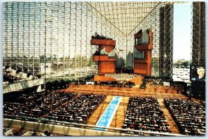 Postcard - The interior of the Crystal Cathedral - Garden Grove, California
