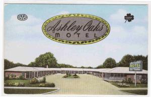 Ashley Oaks Motel US 41 Valdosta Georgia postcard