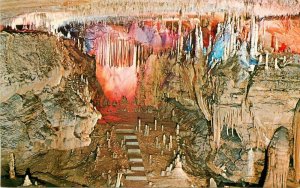 Crystal Palace Marengo Cave Indiana Eddleman Postcard interior 20-143