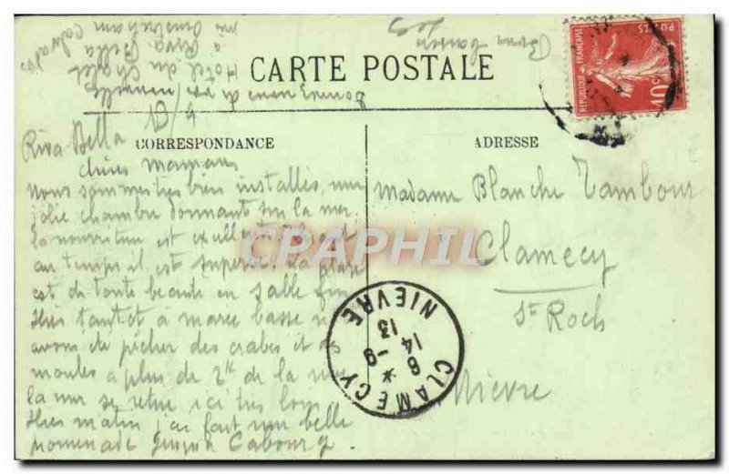 Old Postcard Cabourg Panoramic Grand Hotel Jack