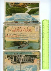 290735 PANAMA CANAL Vintage set of 16 views & ships in COVER