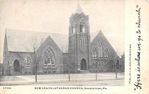 New Grace Lutheran Church Norristown, Pennsylvania PA Postcard