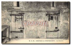 Postcard Old Chateau of Chateaudun dungeons