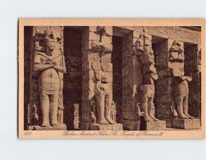 Postcard Mortuary Temple of Ramesses III Luxor Egypt