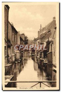 Old Postcard Montargis (Loiret) Water Street
