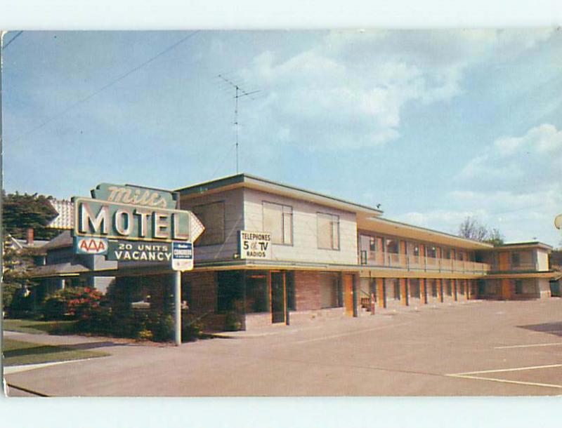 Unused Pre-1980 MILLS MOTEL Eugene Oregon OR u2932@