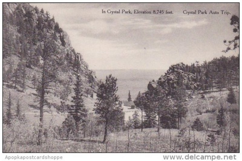 Colorado Colorado Springs In Crystal Park Elevation 8745 Feet Crystal Park Au...