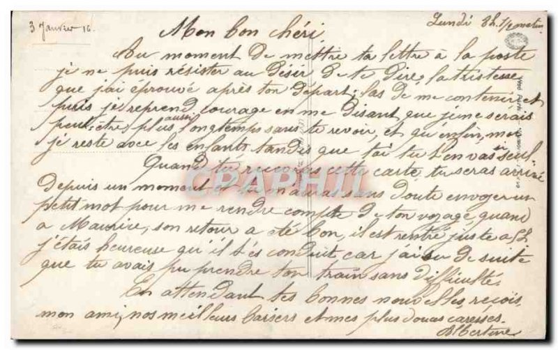 Old Postcard Fantaisie Flowers