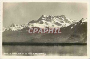 Modern Postcard 1644 Lake Leman overlooking the Dents du Midi (3260m)