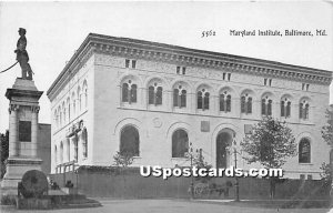 Maryland Institute - Baltimore Postcard