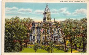 Newark Ohio 1952 Postcard Court House