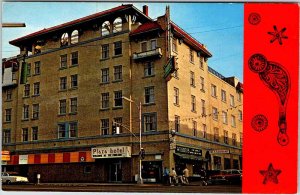 Postcard HOTEL SCENE Kamloops British Columbia BC AK9348