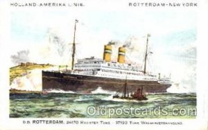 Holland - American Cruise Lines<br><br>Rotterdam postcard postcar...