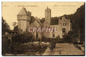 Old Postcard Creully View taken Remparts