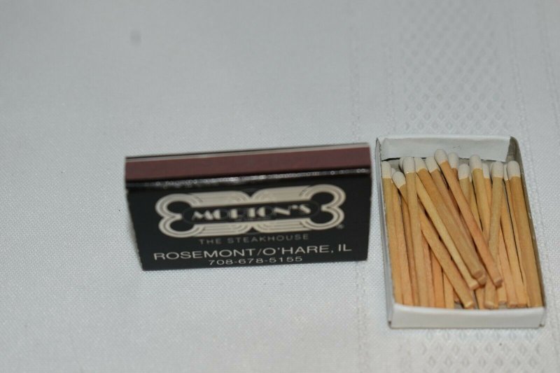 Morton's of Chicago The Steakhouse Rosemont O'Hare Illinois Matchbox