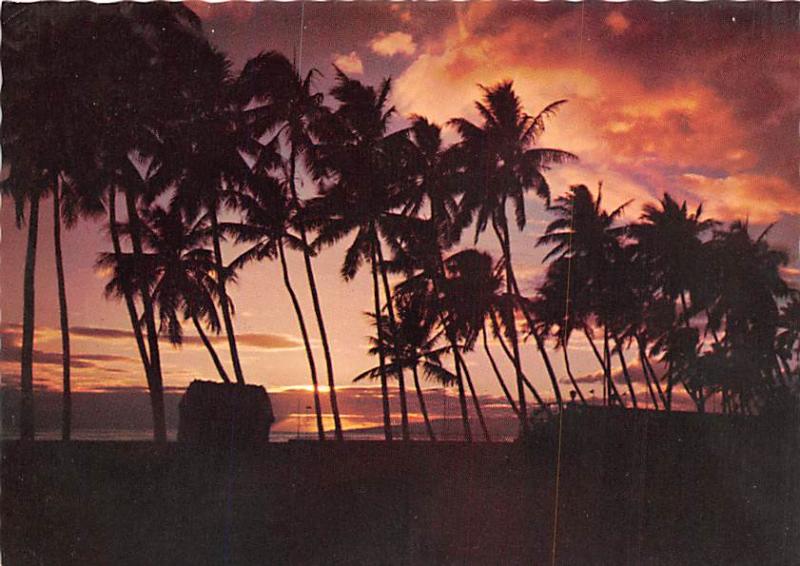 Flaming Tropical Sunset - Fiji