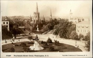 Washington DC 14th St. c1910 Real Photo Postcard