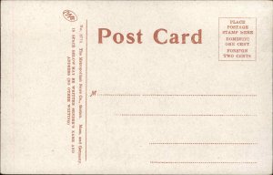 FOXCROFT ME Old Covered Bridge Street Scene c1910 Postcard