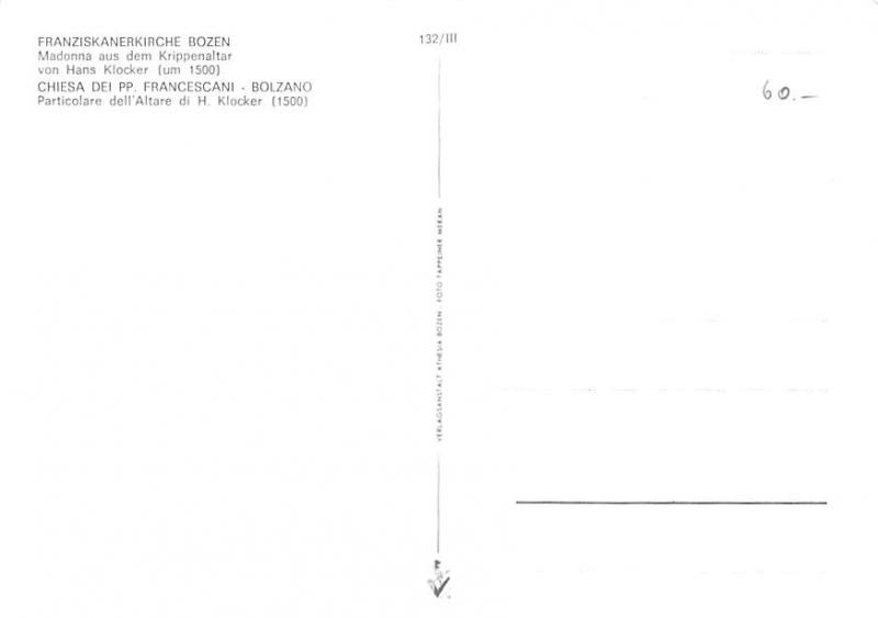 Franziskanerkirche Bozen - Madonna