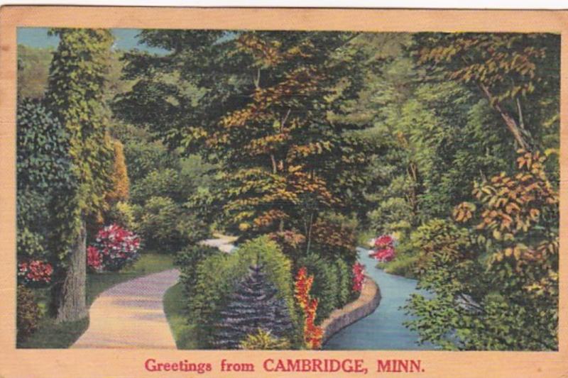 Minnesota Greetings From Cambridge 1960