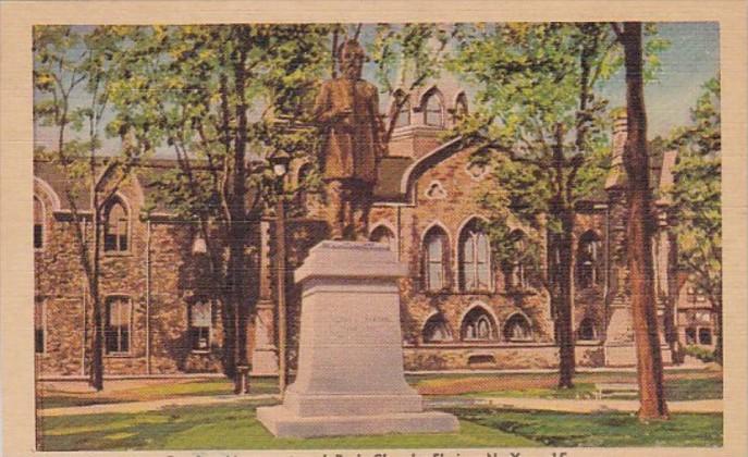 New York Elmira Beecher Monument and Park Church Dexter Press