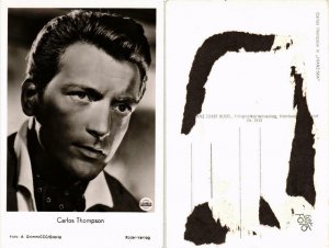 CPA AK CARLOS THOMPSON Rudel Verlag Film Star (568299)