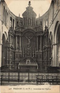 CPA REDON Interieur de l'Eglise (1251602)