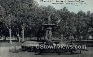 Pioneer Park & Fountain in Grand Island, Nebraska