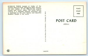 Byodo-In Temple Windward OAHU Hawaii Postcard