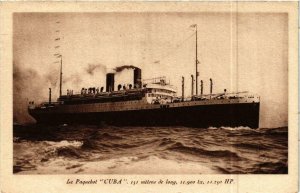 CPA AK Paquebot CUBA SHIPS (703762)