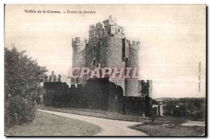 Old Postcard Valley of the hollow Danjon of Romfort