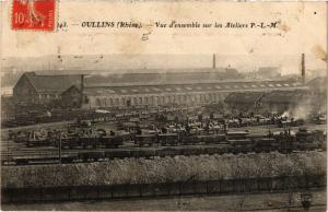 CPA OULLINS - Vue d'ensemble sur les Ateliers P. L. M (692988)