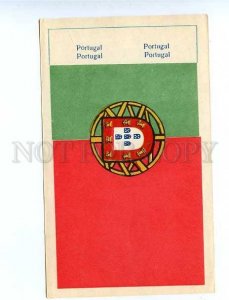 179755 PORTUGAL flag old paper flag card 1957 year