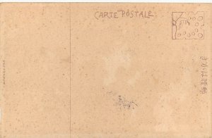 Japanese Art Nouveau Style Postcard Commemorative Skull Postmark