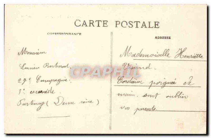 Parthenay - Military Barracks Old Postcard