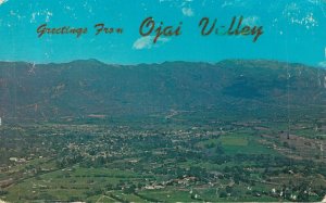 USA Ojai Valley California Chrome Postcard 08.36